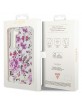 Guess Samsung S23 Plus Hülle Case Cover Flower Kollektion Weiß
