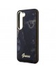 GUESS Samsung S23 Plus Case Cover Golden Marble Black