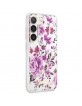 Guess Samsung S23 Case Cover Flower Collection White