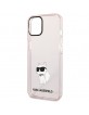 Karl Lagerfeld iPhone 12 / 12 Pro Case Ikonik Choupette Pink