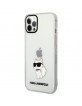 Karl Lagerfeld iPhone 12 / 12 Pro Hülle Case Ikonik Choupette Transparent