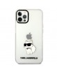 Karl Lagerfeld iPhone 12 / 12 Pro Case Ikonik Choupette Transparent