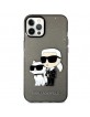 Karl Lagerfeld iPhone 12 /12 Pro Case Karl Choupette Gliter Black