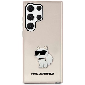 Karl Lagerfeld Samsung S23 Ultra Cover Case Ikonik Choupette Pink