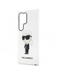 Karl Lagerfeld Samsung S23 Ultra Case Ikonik Karl Transparent