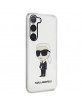 Karl Lagerfeld Samsung S23 Plus Case Ikonik Karl Transparent