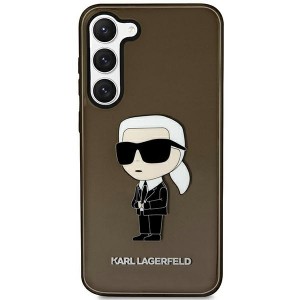 Karl Lagerfeld Samsung S23 Case Cover Ikonik Karl Black