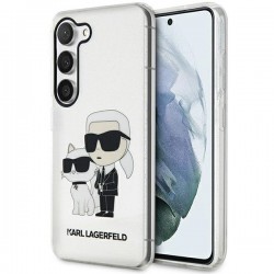 Karl Lagerfeld Samsung S23 Case Cover Karl Choupette Transparent