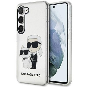 Karl Lagerfeld Samsung S23 Hülle Case Karl Choupette Transparent