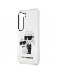 Karl Lagerfeld Samsung S23 Case Cover Karl Choupette Transparent