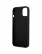 Tumi iPhone 14 Case Cover Silicone Metal Logo Black