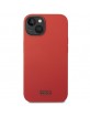 Tumi iPhone 14 Case Cover Silicone Metal Logo Red