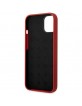 Tumi iPhone 14 Hülle Case Cover Silikon Metall Logo Rot