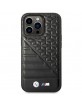 BMW iPhone 14 Pro Case Cover Bi Pattern M Power Black