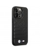 BMW iPhone 14 Pro Case Cover Bi Pattern M Power Black