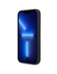 BMW iPhone 14 Pro MagSafe Hülle Case Cover Silikon Metal Logo Blau