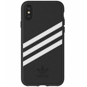 Adidas iPhone XS / X Hülle Case Cover OR Moulded Schwarz