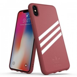 Adidas iPhone Xs Max Hülle Case Cover OR Moulded SUEDE Rot