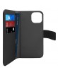 Puro iPhone 14 Plus 2in1 MagSafe Wallet Book Case + Cover Black
