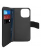 Puro iPhone 14 Pro Max 2in1 MagSafe Wallet Book Case + Cover Black