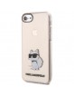 Karl Lagerfeld iPhone SE 2022 2020 8 7 Hülle Case Cover Choupette Rosa