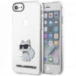 Karl Lagerfeld iPhone SE 2022 2020 8 7 Case Cover Choupette Transparent
