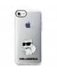 Karl Lagerfeld iPhone SE 2022 2020 8 7 Hülle Case Cover Choupette Transparent