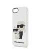 Karl Lagerfeld iPhone SE 2022 2020 8 7 Case Karl Choupette Gliter Transparent