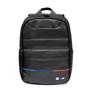 BMW Backpack 16" M Power Carbon Nylon Tricolor Black