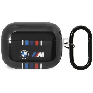 BMW AirPods Pro Hülle Case Cover Multiple Colored Lines Black