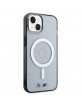 BMW iPhone 14 Plus Case Cover Silver Ring MagSafe Transparent
