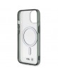BMW iPhone 14 Plus Case Cover Silver Ring MagSafe Transparent