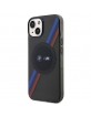 BMW iPhone 14 Case Cover MagSafe Tricolor Stripes Grey