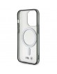 BMW iPhone 14 Pro Max Case Cover Silver Ring MagSafe Transparent
