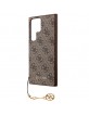 Guess Samsung S23 Ultra Case Cover 4G Charms Brown