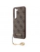 Guess Samsung S23 Hülle Case Cover 4G Charms Braun