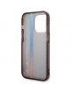 BMW iPhone 14 Pro Max Case Cover IML Tricolor Stripe Black