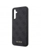 Guess Samsung A14 5G Hülle Case Cover 4G Metal Logo Grau