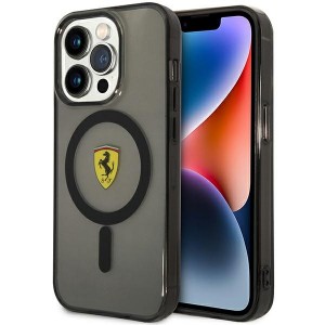 Ferrari iPhone 14 Pro Case Cover MagSafe Black
