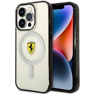 Ferrari iPhone 14 Pro Hülle Case Cover MagSafe Transparent