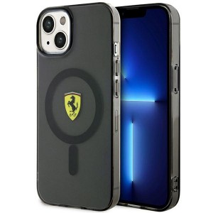 Ferrari iPhone 14 Plus Hülle Case Cover MagSafe Schwarz