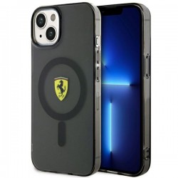 Ferrari iPhone 14 Hülle Case Cover MagSafe Schwarz