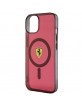 Ferrari iPhone 14 Hülle Case Cover MagSafe Rot