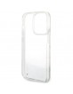 Guess iPhone 14 Pro Max Case Liquid Glitter Marble White