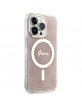 Guess iPhone 13 Pro Case Cover MagSafe 4G Pink