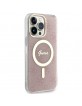 Guess iPhone 13 Pro Max Hülle Case Cover MagSafe 4G Rosa Pink