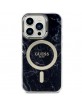 Guess iPhone 14 Pro Case Cover MagSafe Marble Black