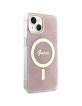 Guess iPhone 14 Plus / 15 Plus Case Cover MagSafe 4G Pink
