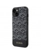 Guess iPhone 14 Plus Case Cover MagSafe G Cube Stripes Black