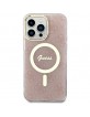 Guess iPhone 14 Pro Max Case Cover MagSafe 4G Pink